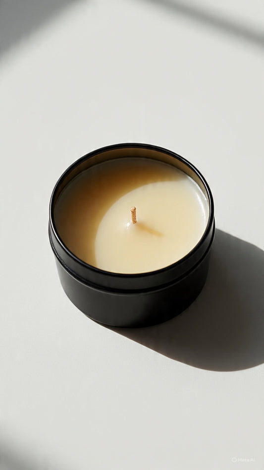 Autahi body serum candle tin 